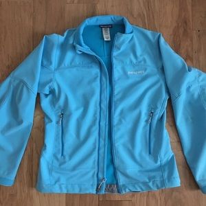 Patagonia Blue Polyester Windbreaker Medium